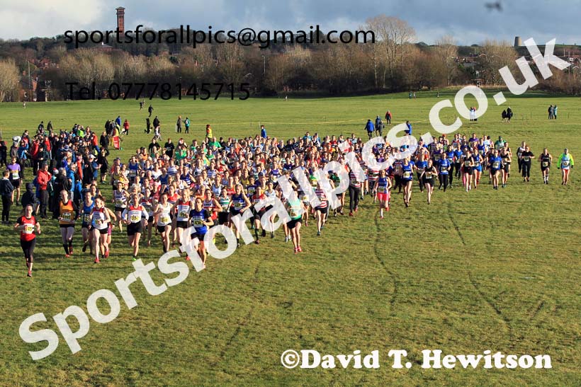 Senior womens Davison Shield 2023 Start Fitness Sherman Cup and Davison Shield, Temple Park, South Shield,   Photo: David T. Hewitson/Sports for All Pics
